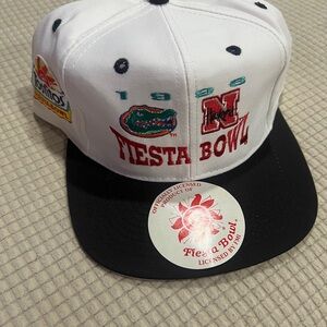 Original 1995 Fiesta bowl hat Nebraska Cornhuskers and Florida Gators